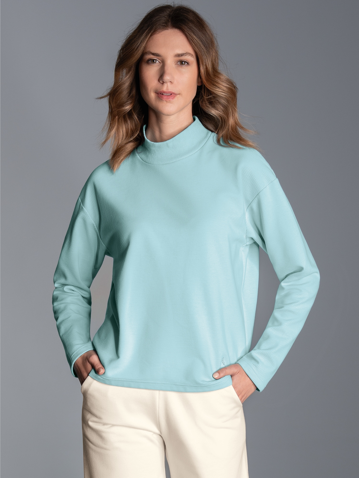 Sweatshirt mit Stehkragen Gletscher