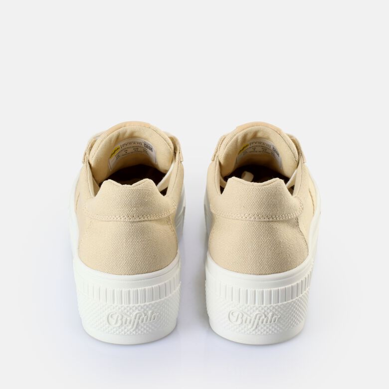 Paired Baskets basses véganes, beige