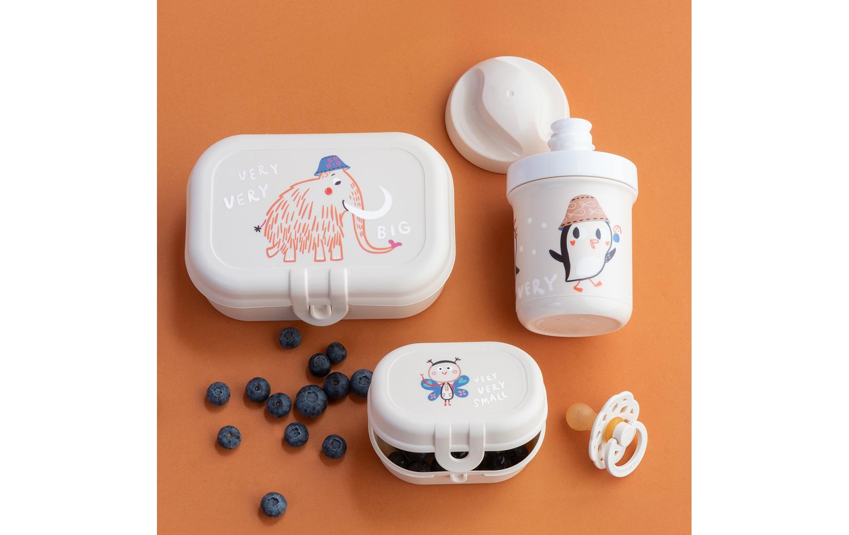 Lunchboxset VERY VERY TO GO almond3-teiliges Kinder-Lunchboxset