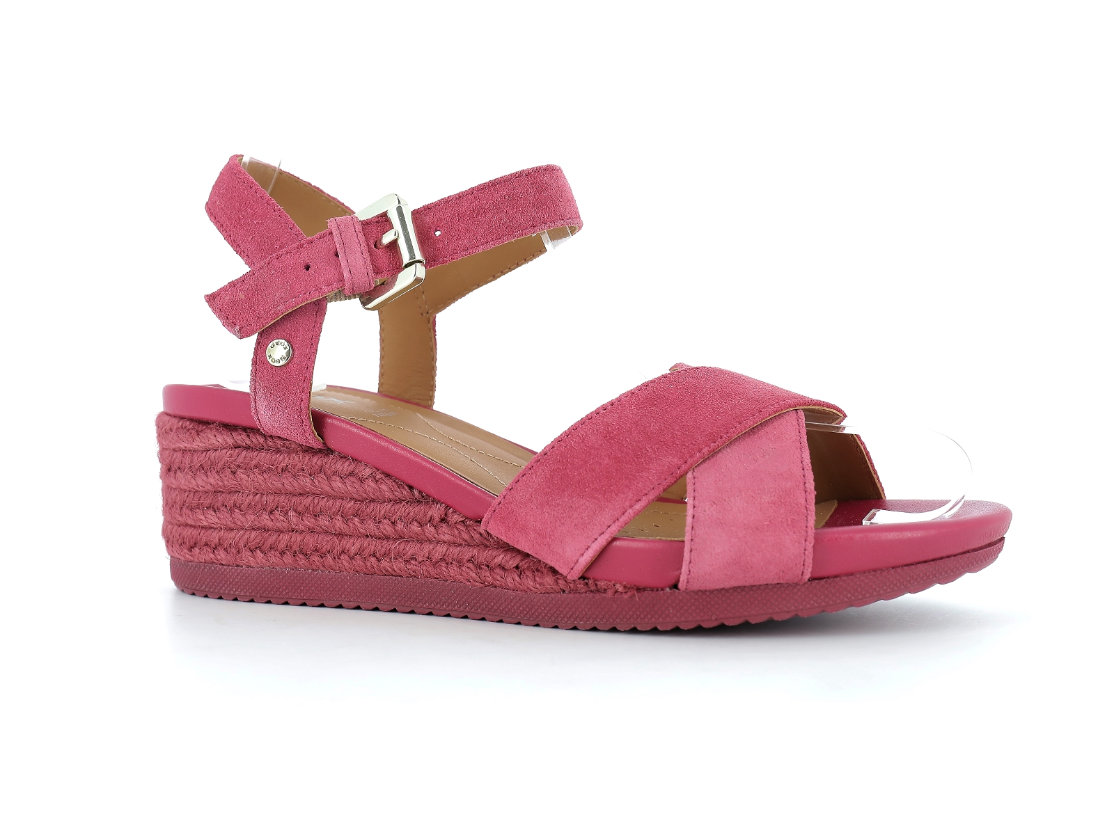 Geox-D ISCHIA CORDA-D02HHC Nubuck Framboise