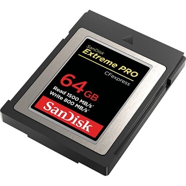 Carte XQD / CF Express Sandisk CARTE EXTREME PRO SANDISK CF EXPRESS TYPE B 64 GB