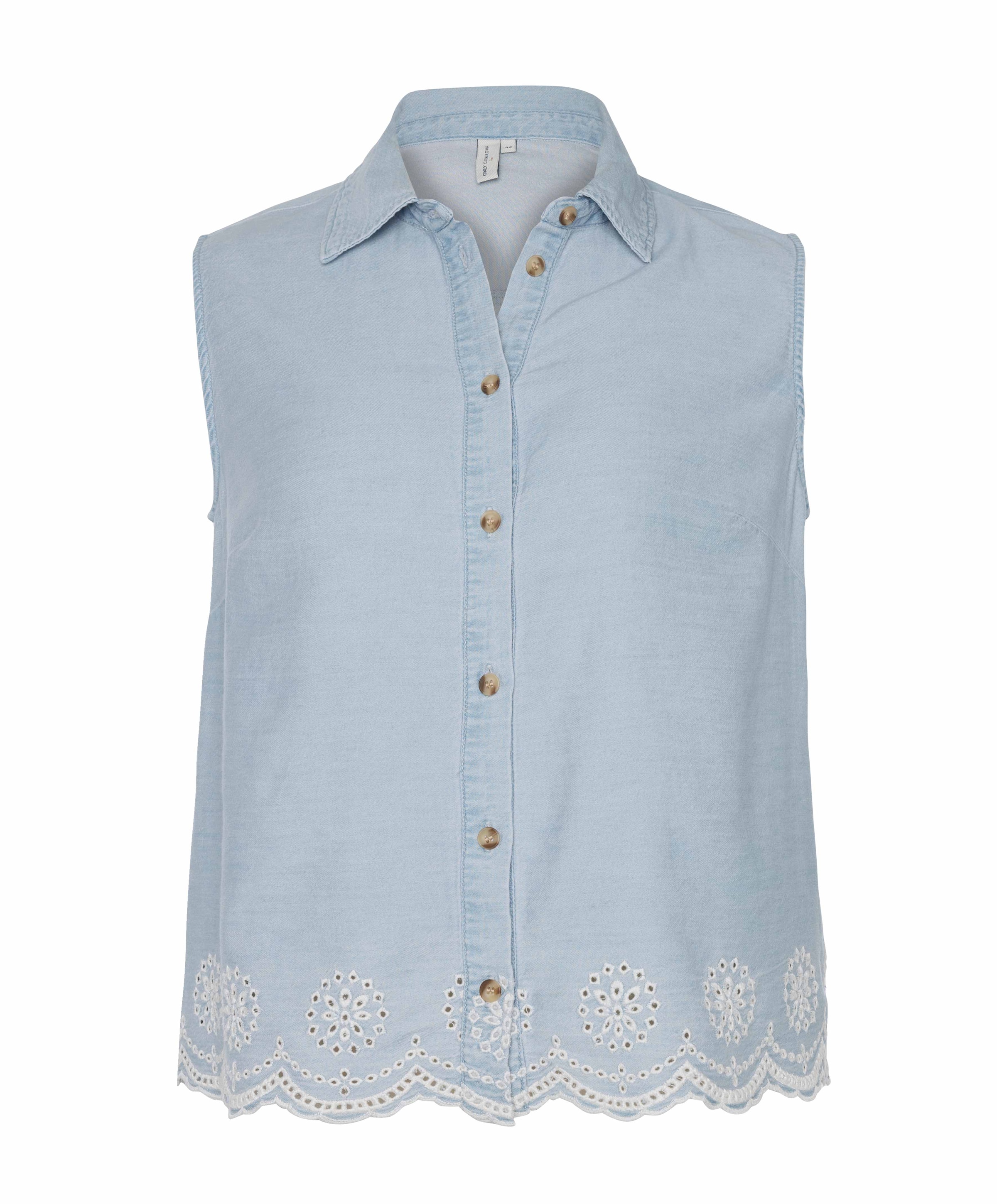 Only Carmakoma Dames blouse blauw