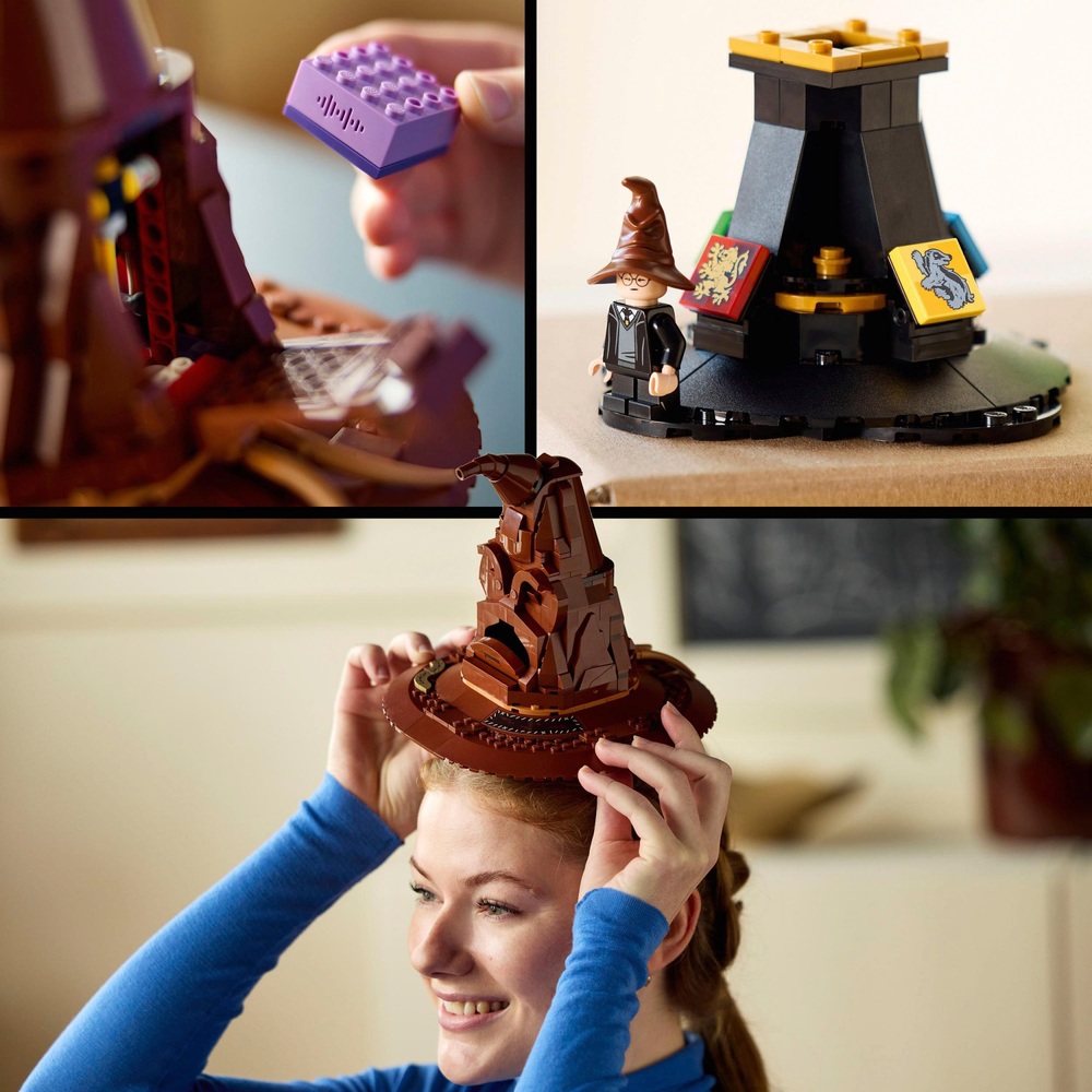 LEGO Harry Potter 76429 Sprechender Sprechender Hut Set für Erwachsene