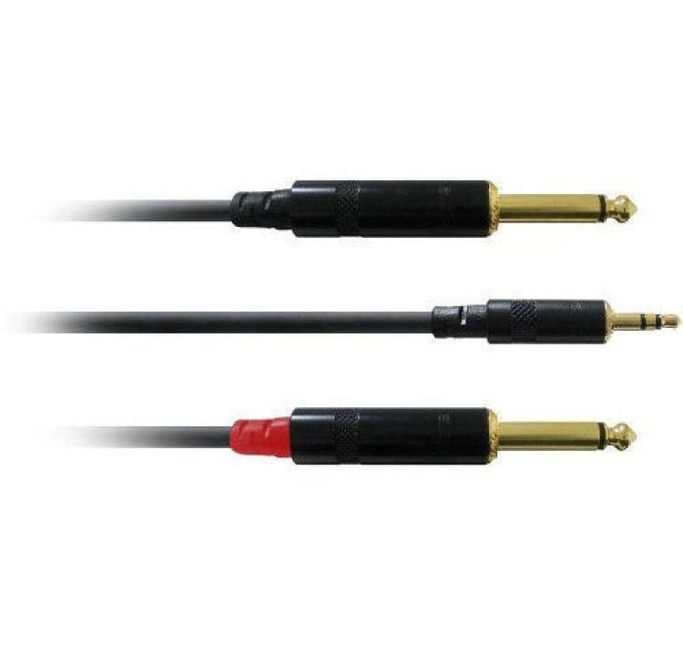 Audio-Kabel CFY 6 WPP 3.5 mm Klinke - 6.3 mm Klinke 6 mStudiokabel