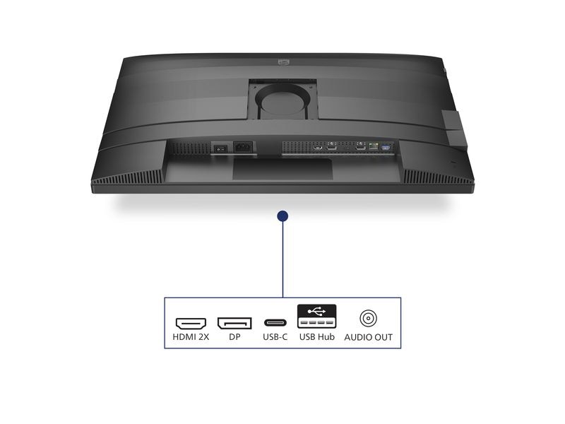 Philips Monitor 27B2U4601/00 27'' LCD-Monitor mit Quad HD und USB-C-Anschluss