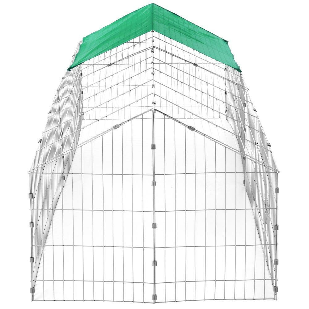 Enclos cage pour rongeurs 180 x 75 x 75 cm vert