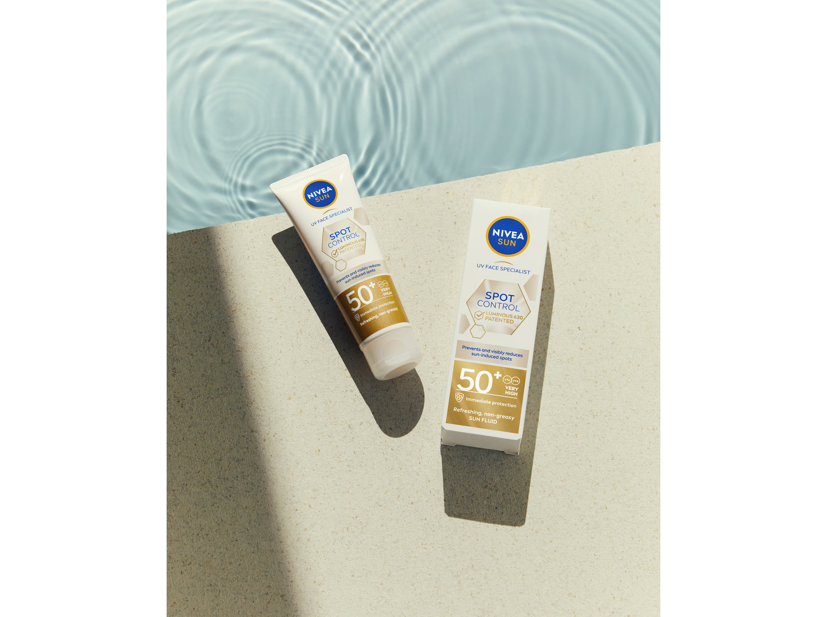 CREME ROSTO LUMINOUS NIVEA SUN SPOT CONTROL FP50  40ML