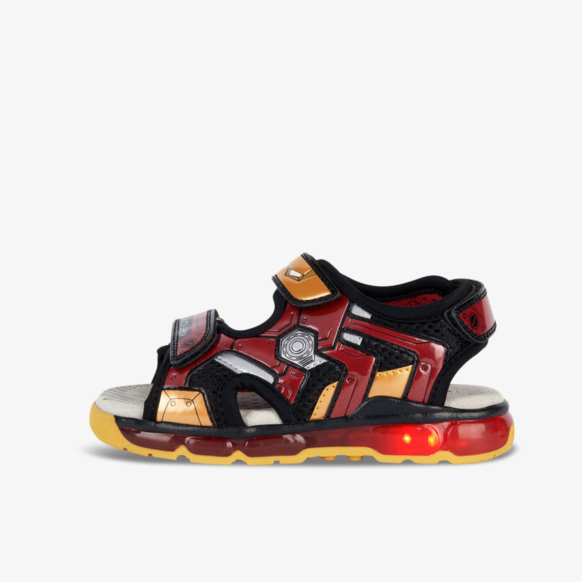 GEOX J SANDAL ANDROID BOY Kinder Sandalen rot