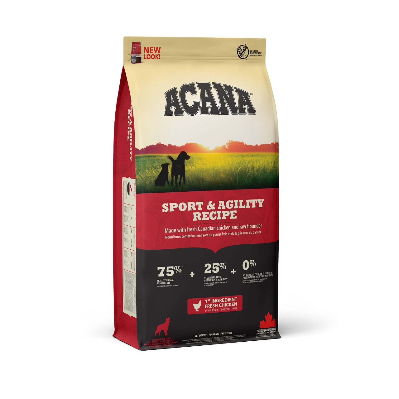 Acana Dog recipe Sport & Agility - Hondenvoer - 17 Kilogram - gevogelte