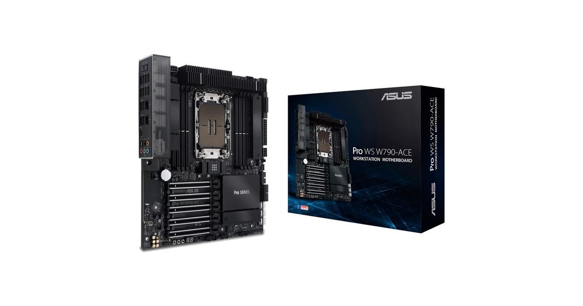 ASUSPRO WS W790-ACE socket 4677 moederbord  (10Gb-LAN, 2.5 Gb-LAN, Sound, CEB)