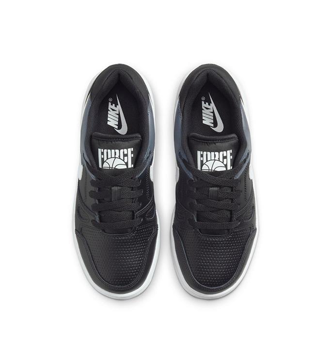 Nike Full Force Low Big Kids BLACK-WHITE-ANTHRACITE