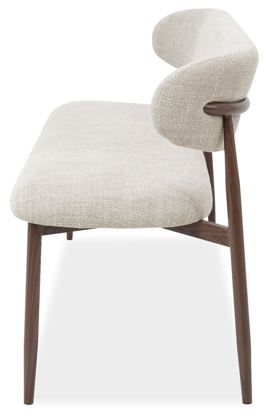 Eetbank Beige Walnut Kumo