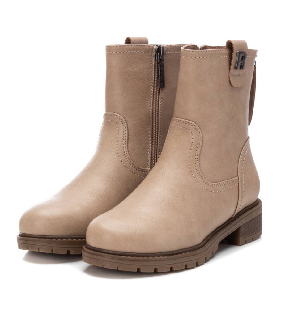 Botas de cano curto Refresh 171131 bege