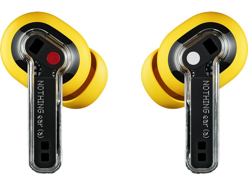 Nothing Ear Wireless In-Ear-Kopfhörer Ear (a) 3.Gen. Gelb Transparente In-Ear-Kopfhörer mit aktiver Geräuschunterdrückung
