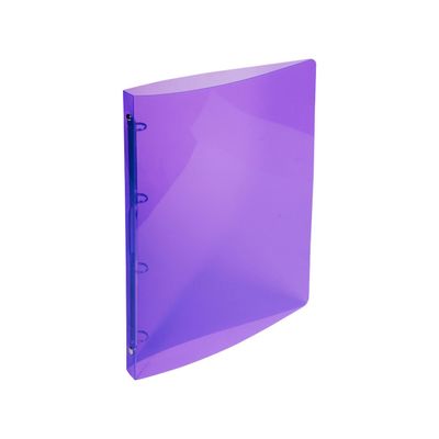 Exacompta Crystal - Classeur souple à anneaux - Dos 20 mm - A4 - pour 100 feuilles - disponible dans différentes couleurs