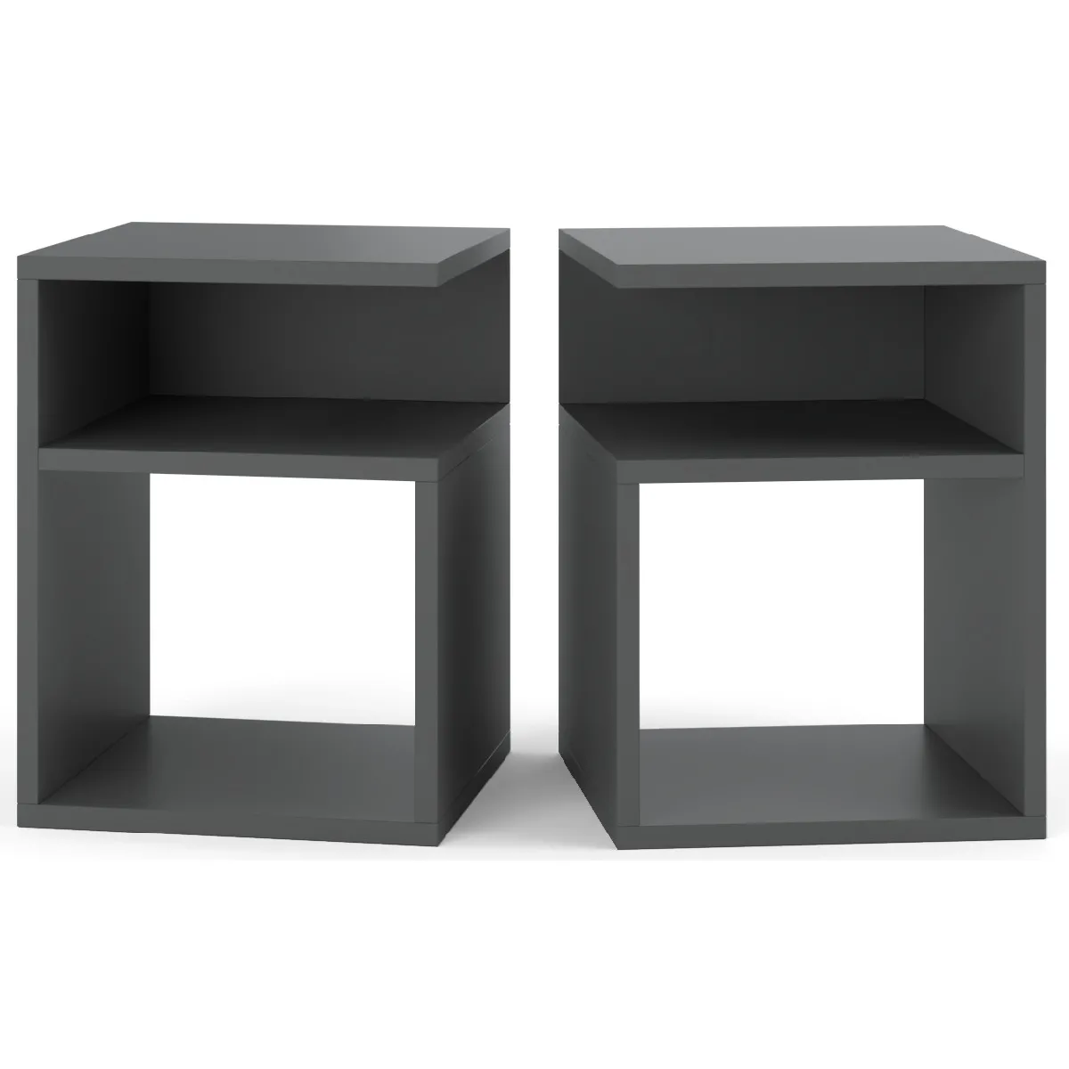 Table de chevet - Gris - 30 cm