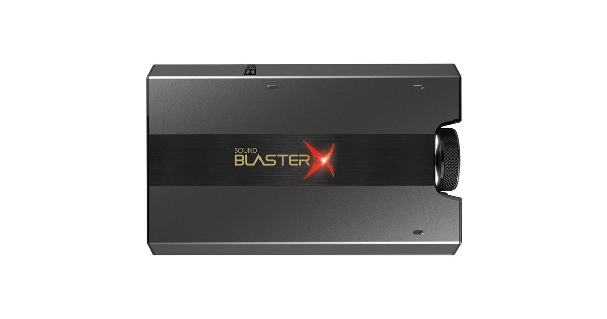CreativeSound BlasterX G6 geluidskaart  (Zwart)