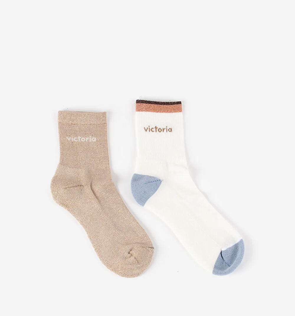 CHAUSSETTES LUREXBEIGE
