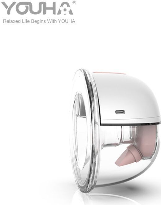 Youha - Enkele Draadloze Borstkolf Gen 2 - BPA-vrij - Inclusief E-book - Handsfree