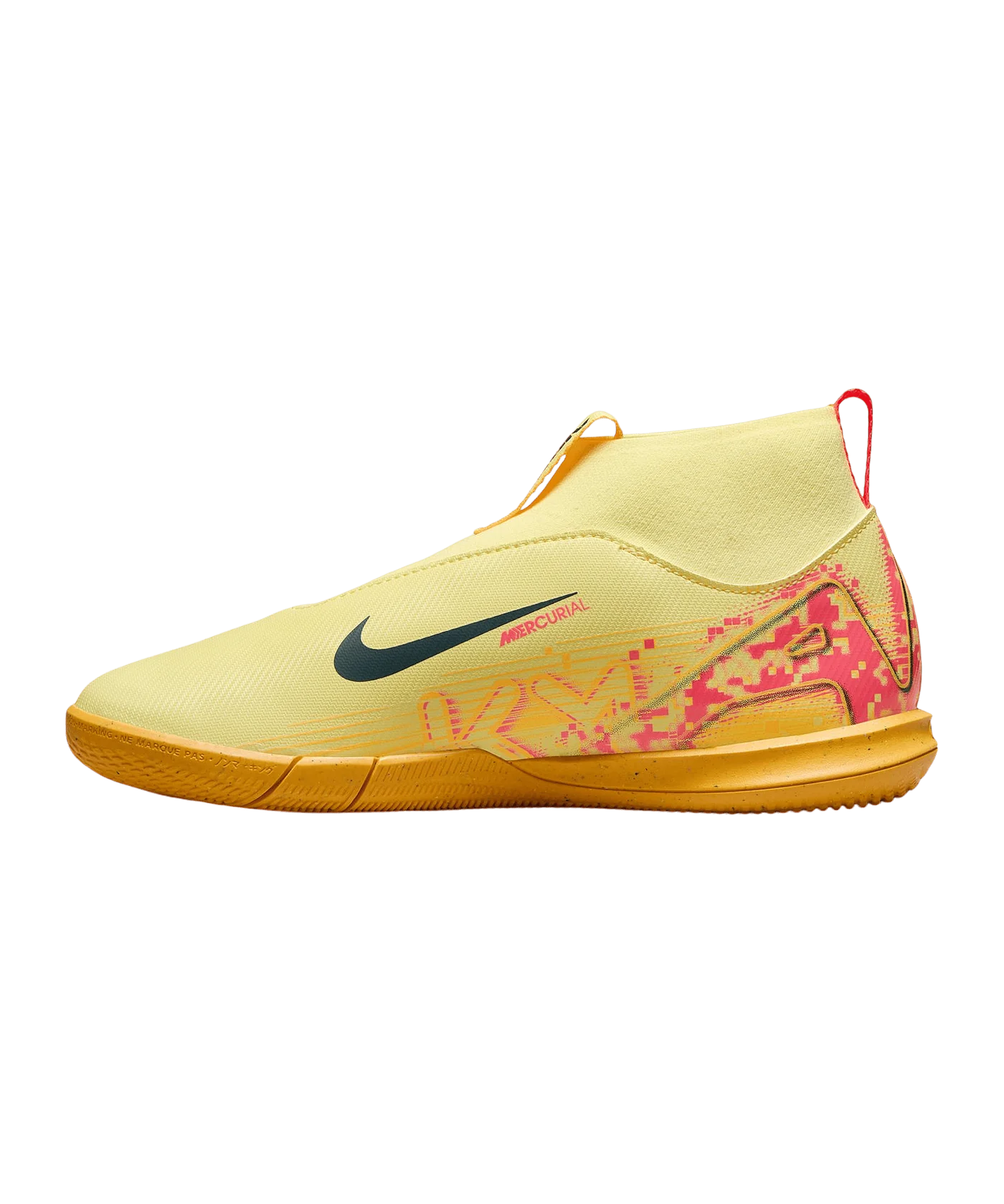Nike Jr Air Zoom Mercurial Superfly X Academy IN Mbappe Signature Kids Orange Blau F800