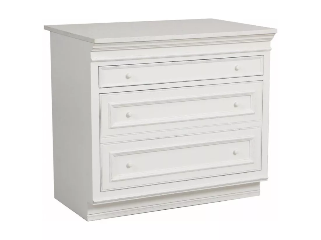 Plan de travail meuble bas casserolier Pierre Blanc - Harmonie Interior's