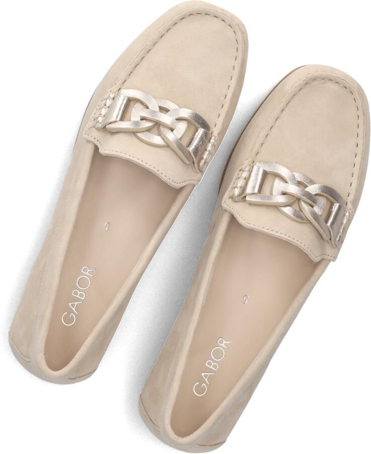 Gabor 201 Loafers Dames Instappers Beige