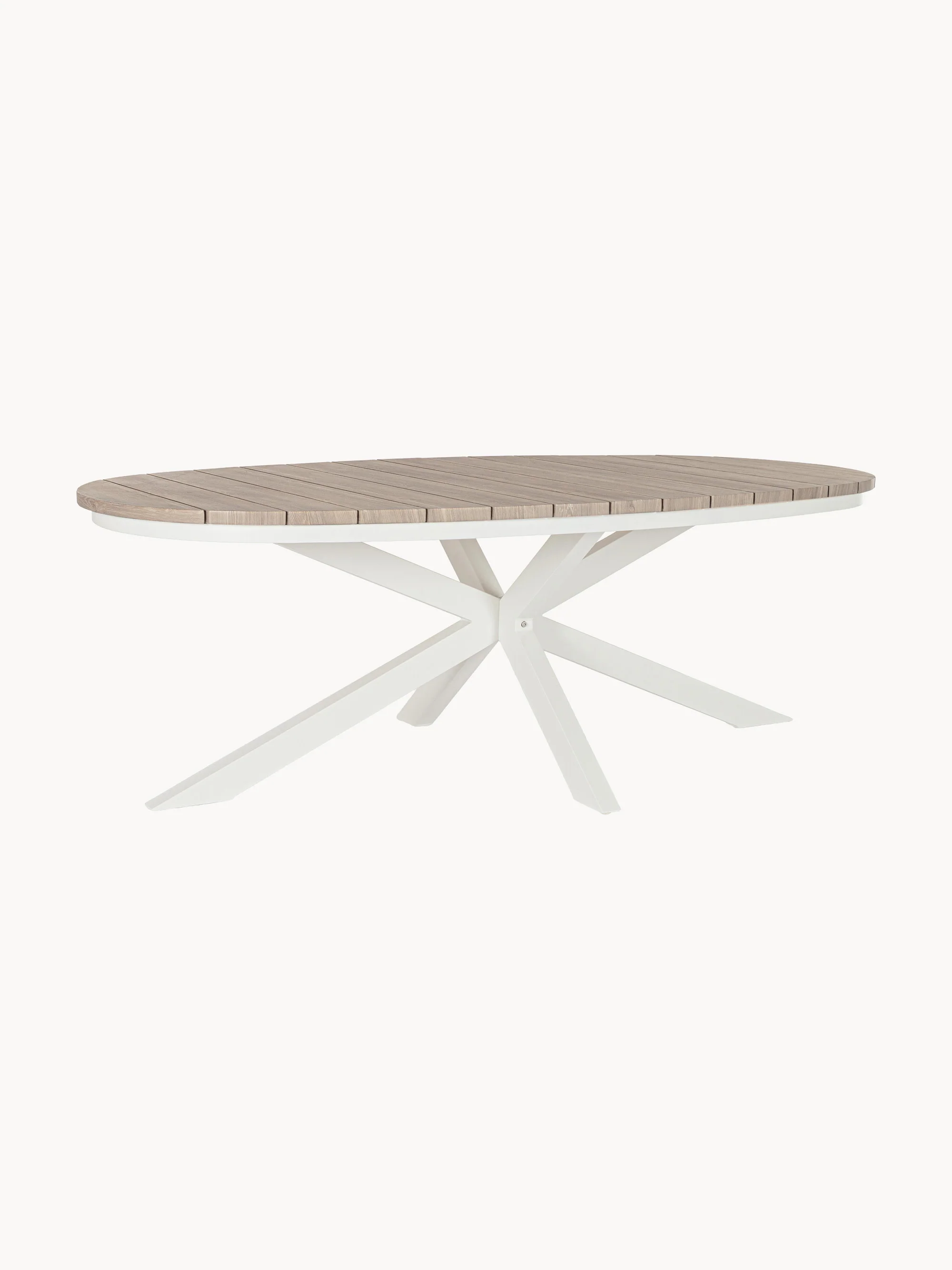 Ovale tuintafel Zelmar, 218 x 115 cm