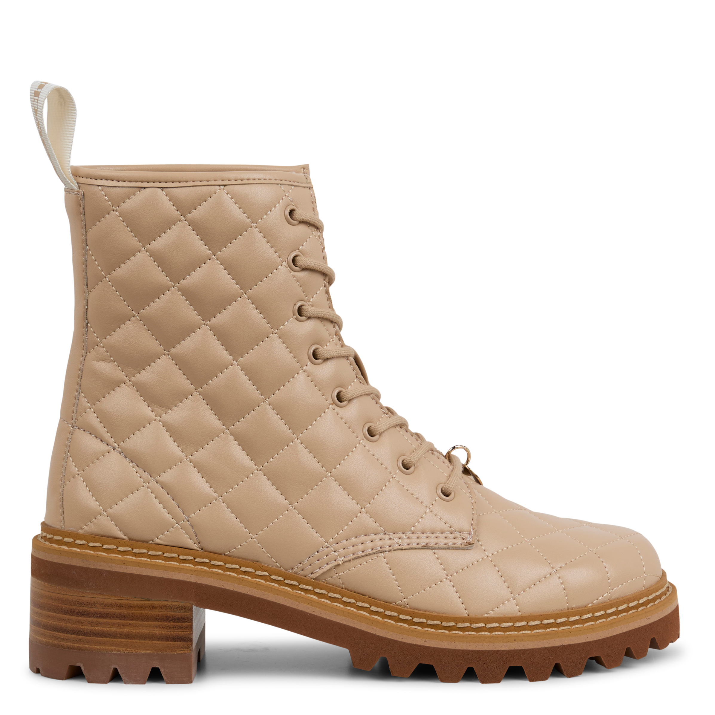 JODIE - Boots en cuir | Beige