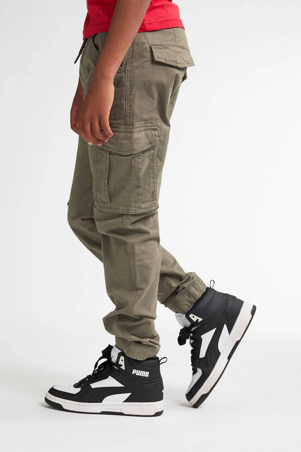 Petrol Industries regular casual broek groen
