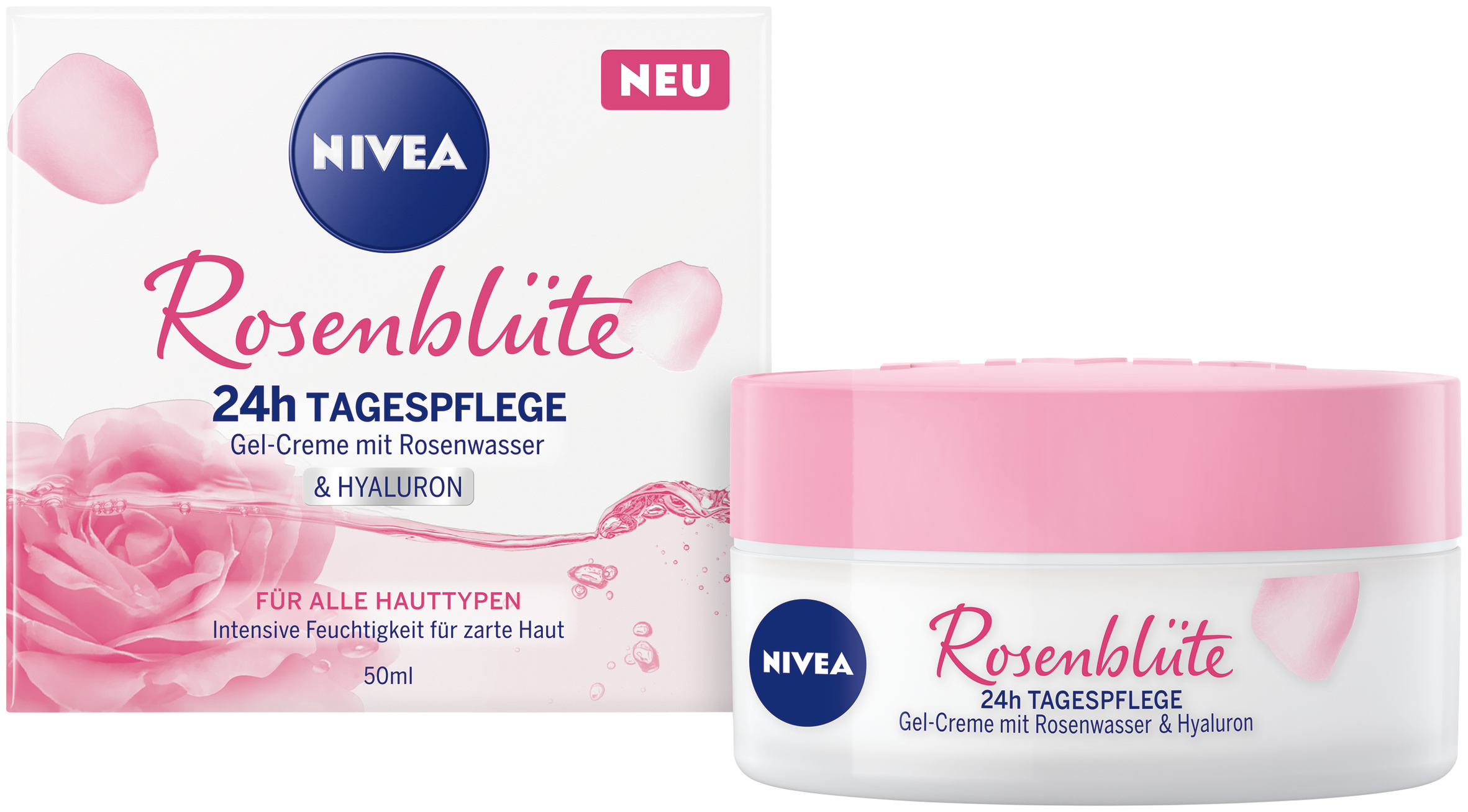 Nivea Tagespflege<br>50 ml, Rosenwasser