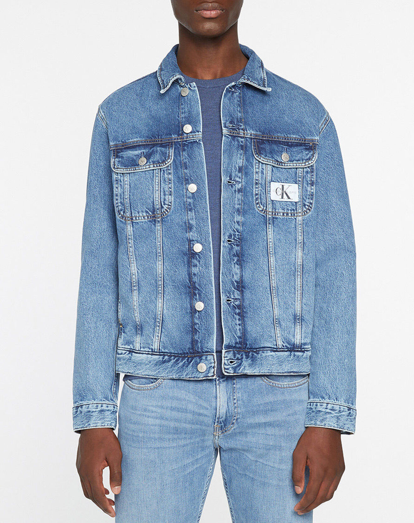 Calvin Klein Jeans Veste en jean 90S bleue