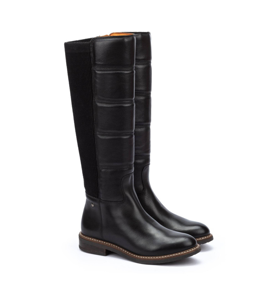 Botas Pikolinos Aldaya de couro preto
