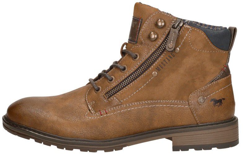 Mustang Heren veterschoenen cognac