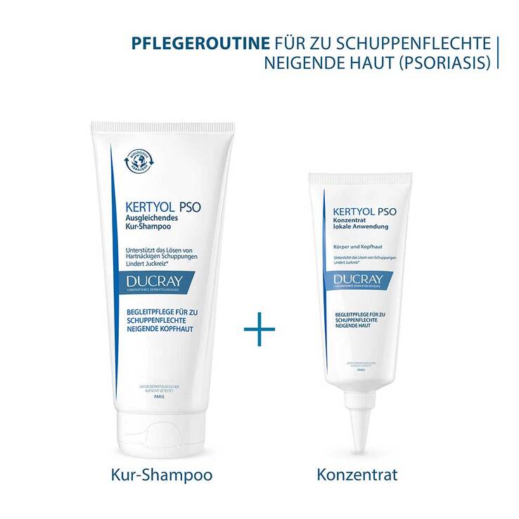 Ducray Kertyol Pso Kur-Shampoo Psoriasis, 200 ml