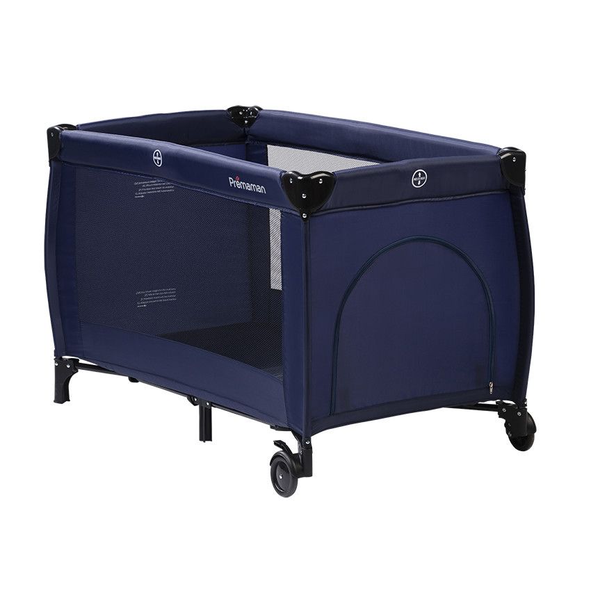 Lit de voyage Top  - Bleu - Ecru