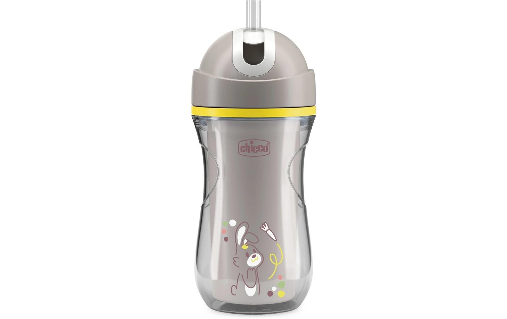 Kindertrinkbecher Sport Cup Grau, 14m+Babytrinkflasche