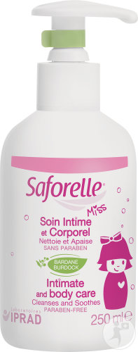 Saforelle Miss Soin Intime Et Corporel Flacon Pompe 250ml