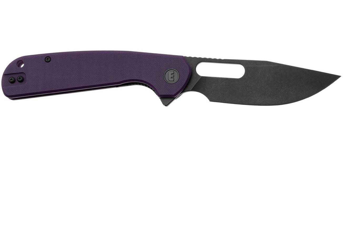 Eutektik Trinity TRI-PBW-R Blackwashed 14C28N, Purple G10, zakmes