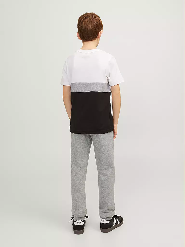 JACK & JONES Jungen Jogginghose JJIGORDON grau