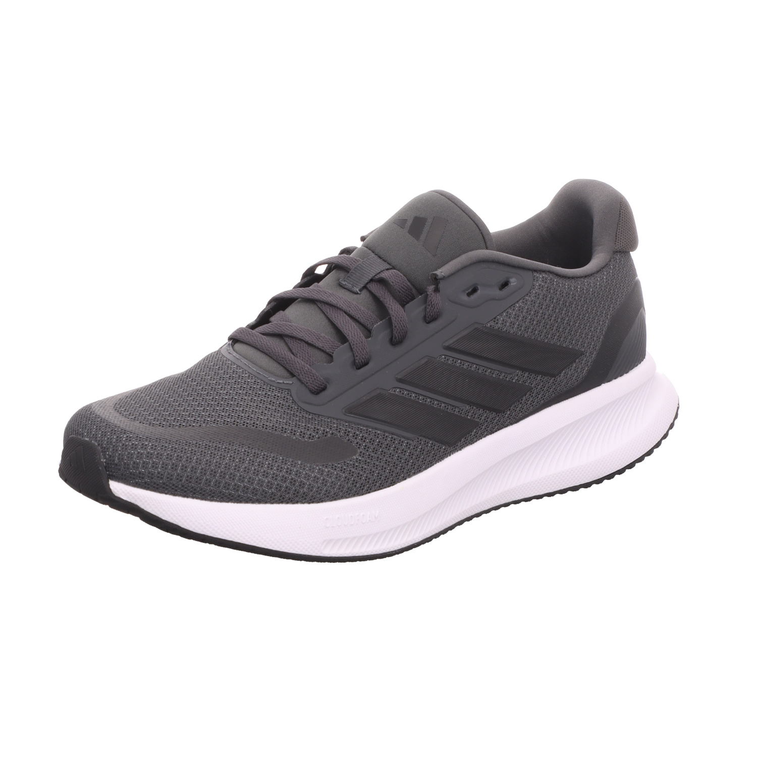 adidas Herren-Sneaker RUNFALCON 5 Grau-Schwarz-Weiß