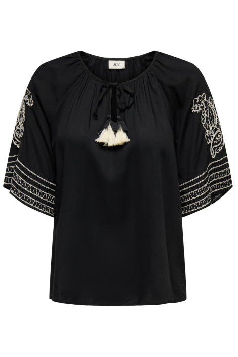 Jacqueline de Yong zwarte dames blouse