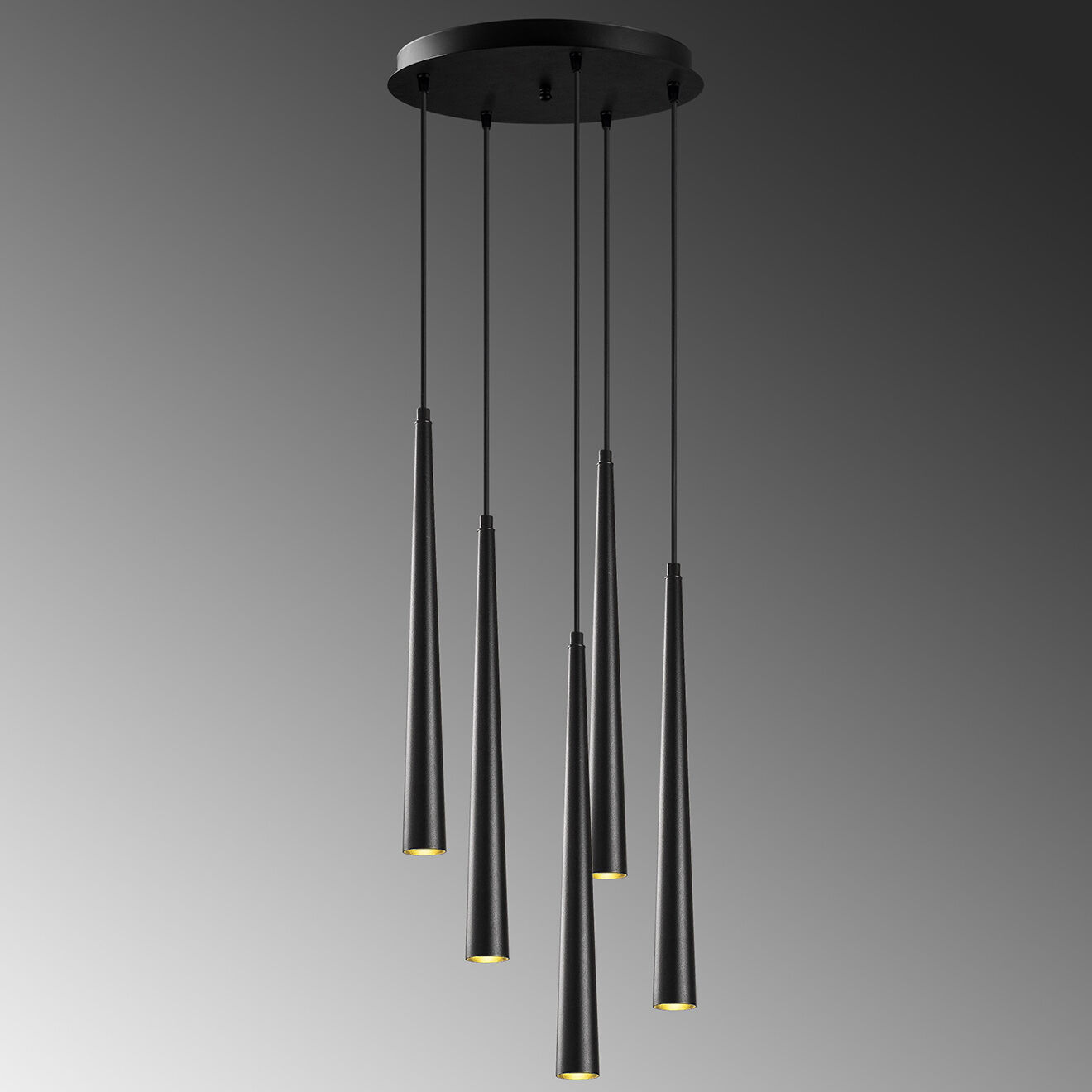 Opviq Suspension Ugur noire - 43x135 cm
