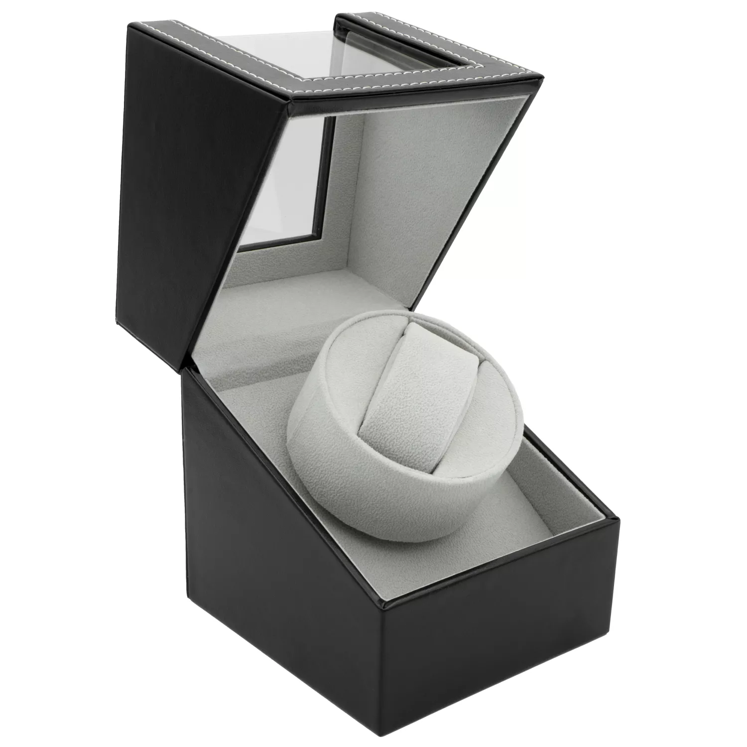 Mulhouse Watch Winder 1 ur Sort Læder KXD0539