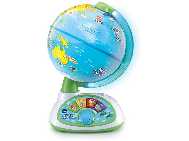 Vtech Interaktiver Junior-Globus -DE- Kinder-Globus mit 3 Spielmodi (Deutsche Version)