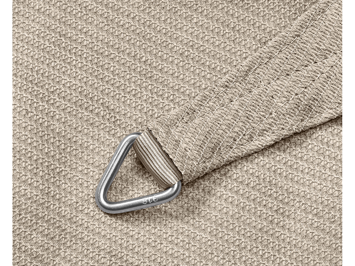 Platinum Coolfit 5x5m vierkant schaduwdoek - Greige