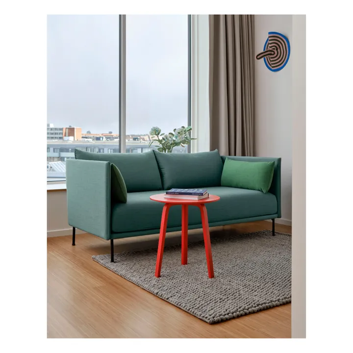 Hay Tapis Peas en laine tissé main | Gris