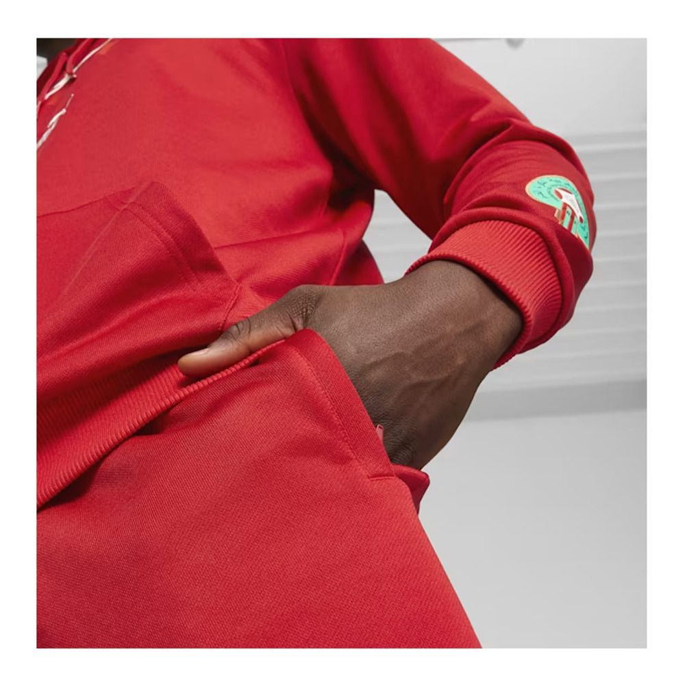 Puma FRMF FTBCULTURE - Short Homme tango red
