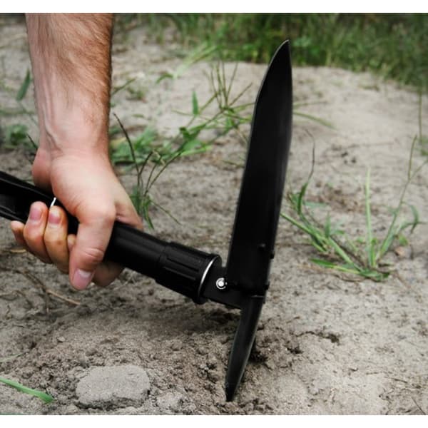 3-i-1 Sammenleggbar Spade/Hakke/Sag – Camping