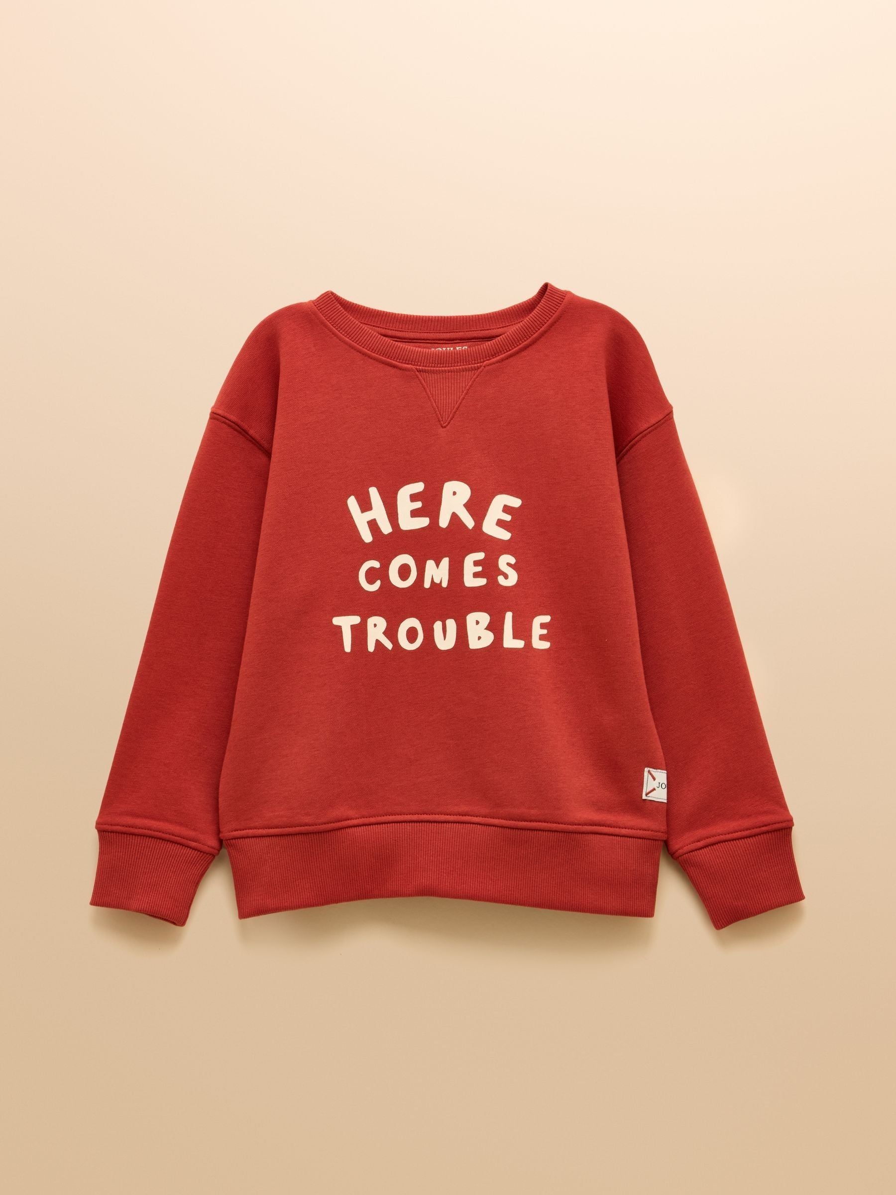 Roestrood - Joules Kids' Sundaze Slogan Crew Neck Sweatshirt