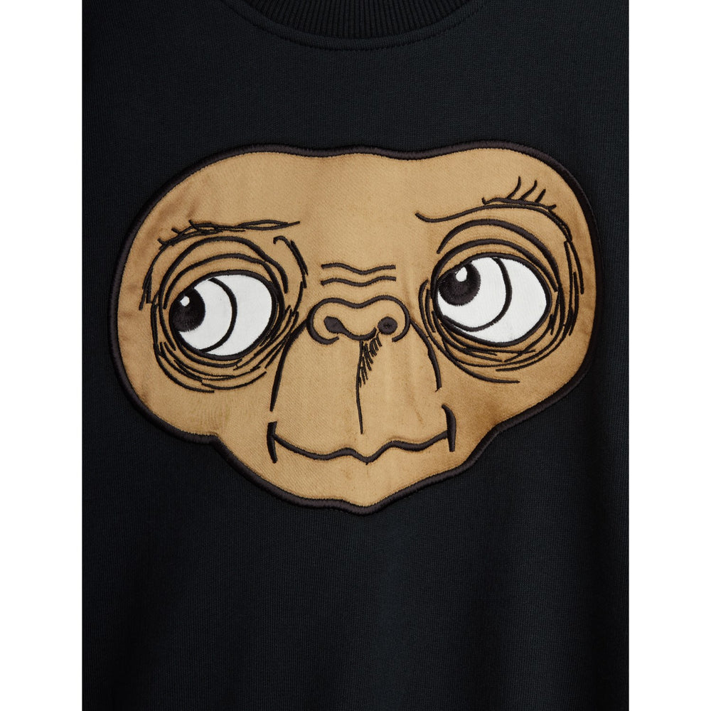 Køb Mini Rodini Black E.T Application Sweatshirt